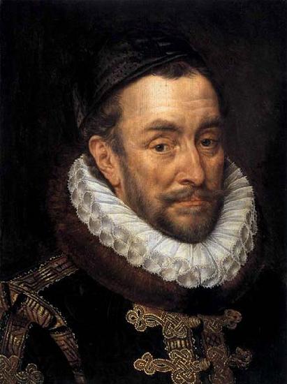 KEY, Adriaan William I, Prince of Orange, called William the Silent, oil painting picture
